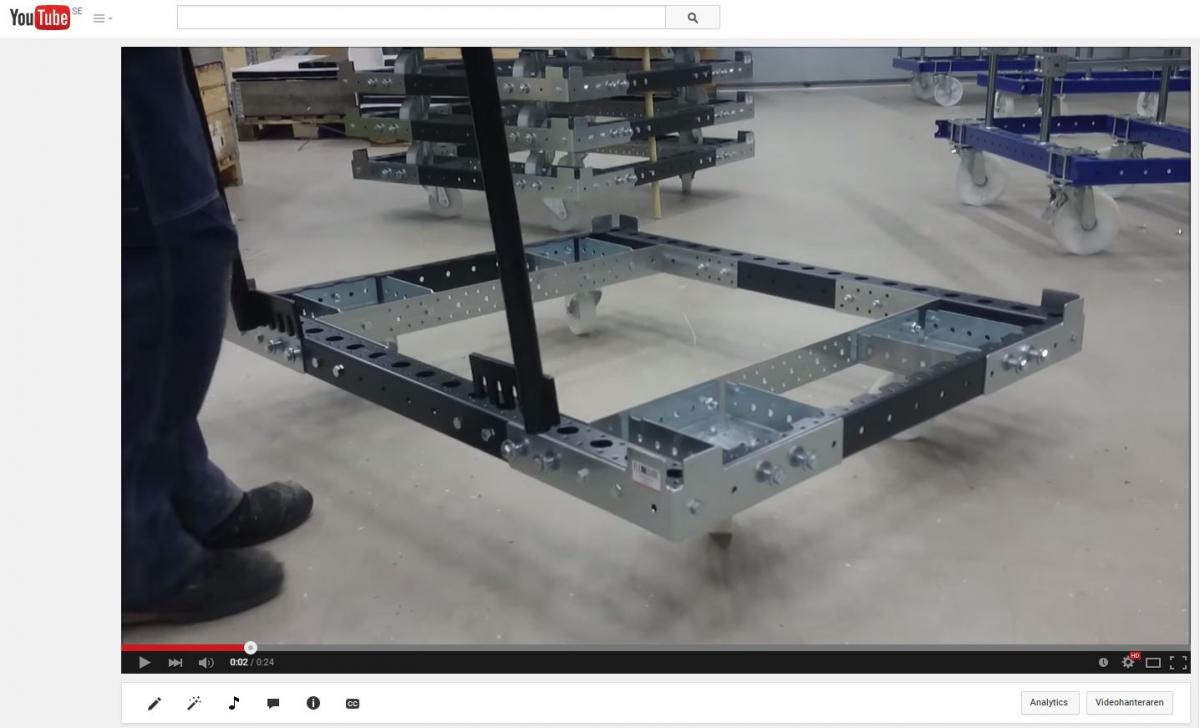 FlexQube pallet Cart video thumbnail