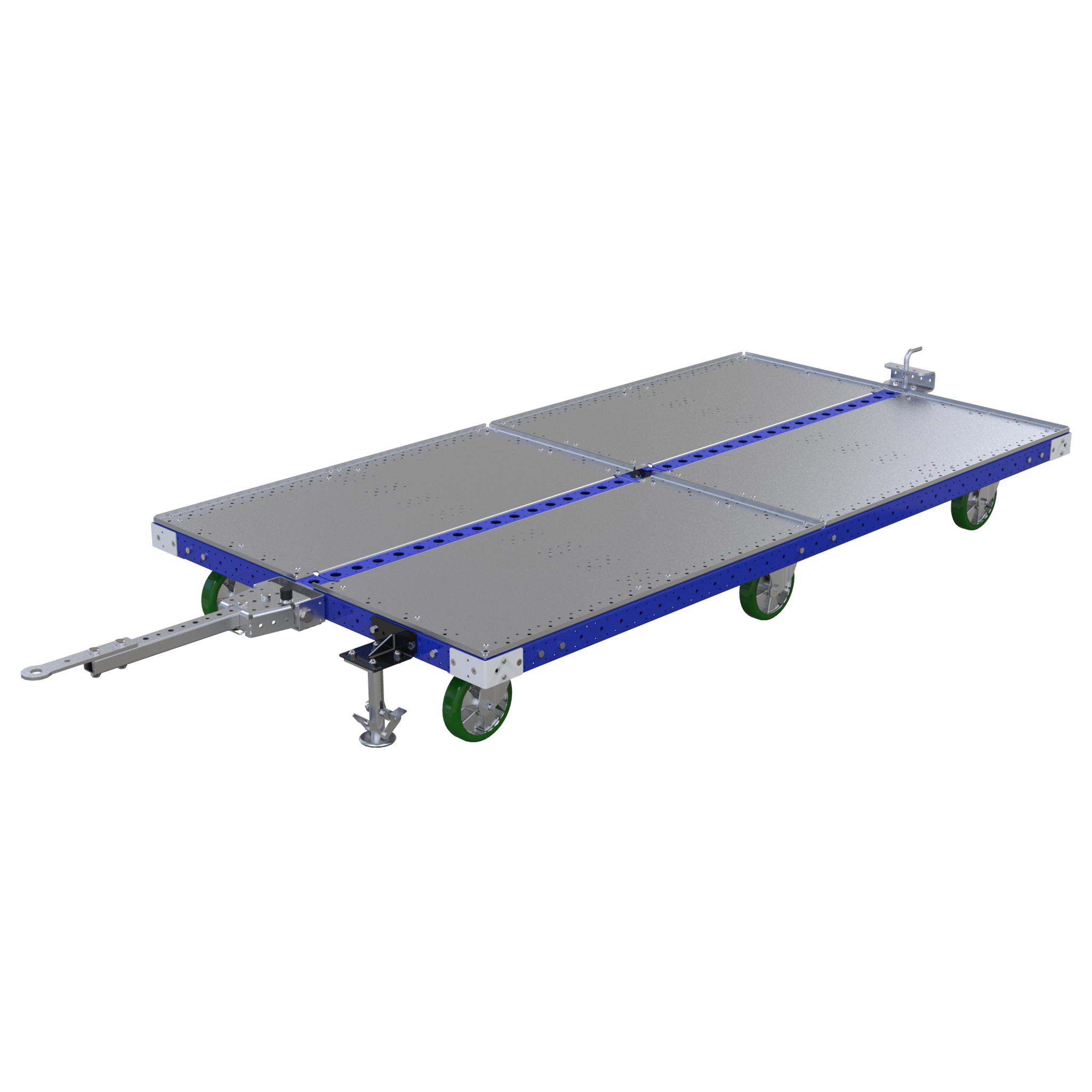 Flat Deck Tugger Cart - 1330 x 2510 mm