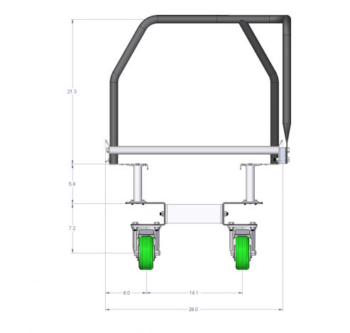 Half EUR-Pallet Cart for STILL Liftrunner E-Frame