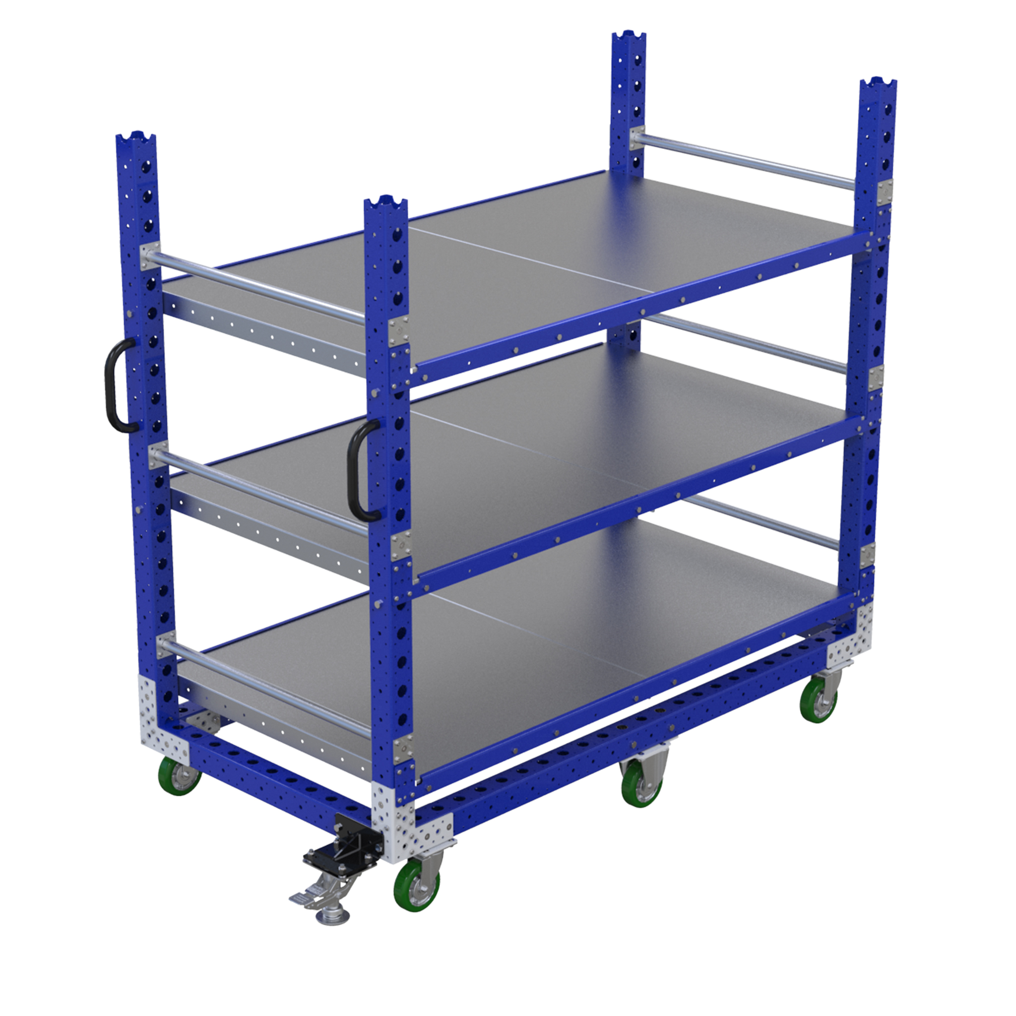 Carro con repisas planas - 910 x 1750 mm