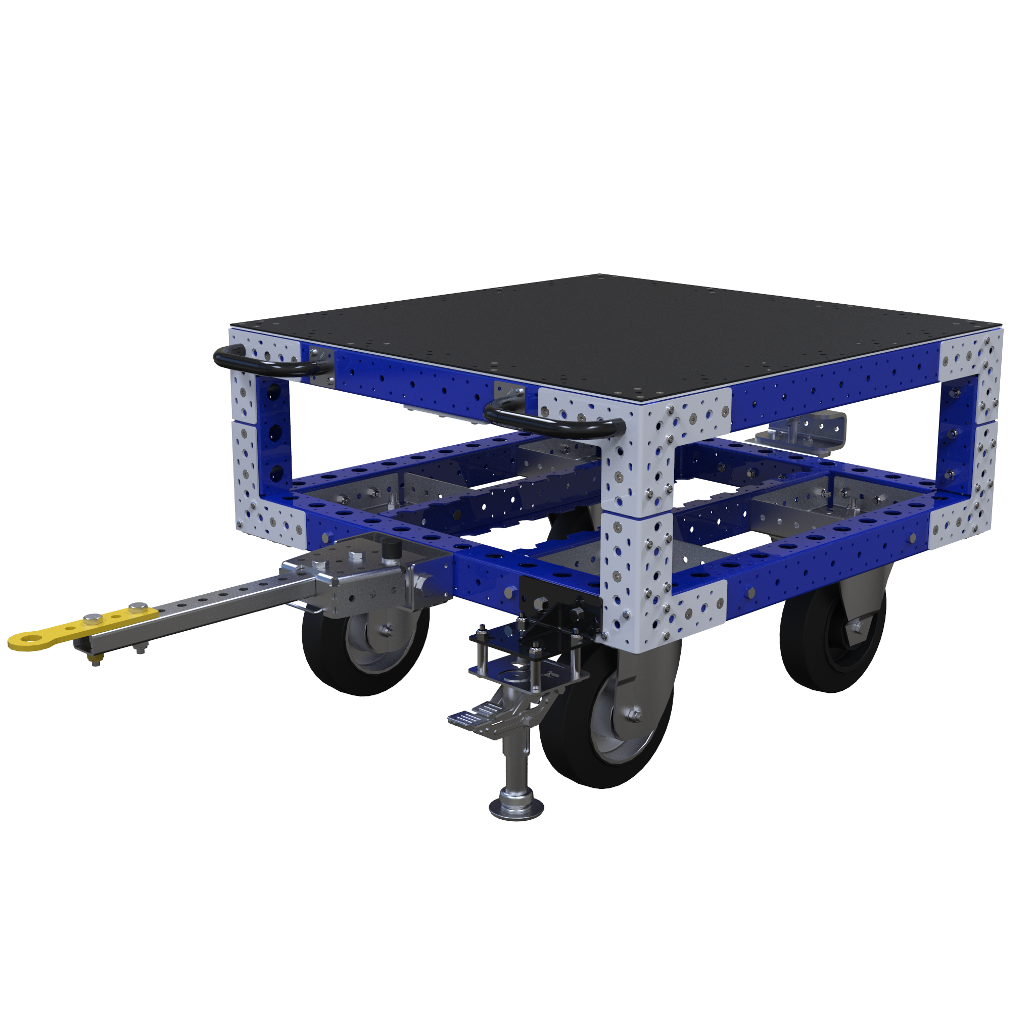 Carro remolcador con repisas - 910 x 910 mm