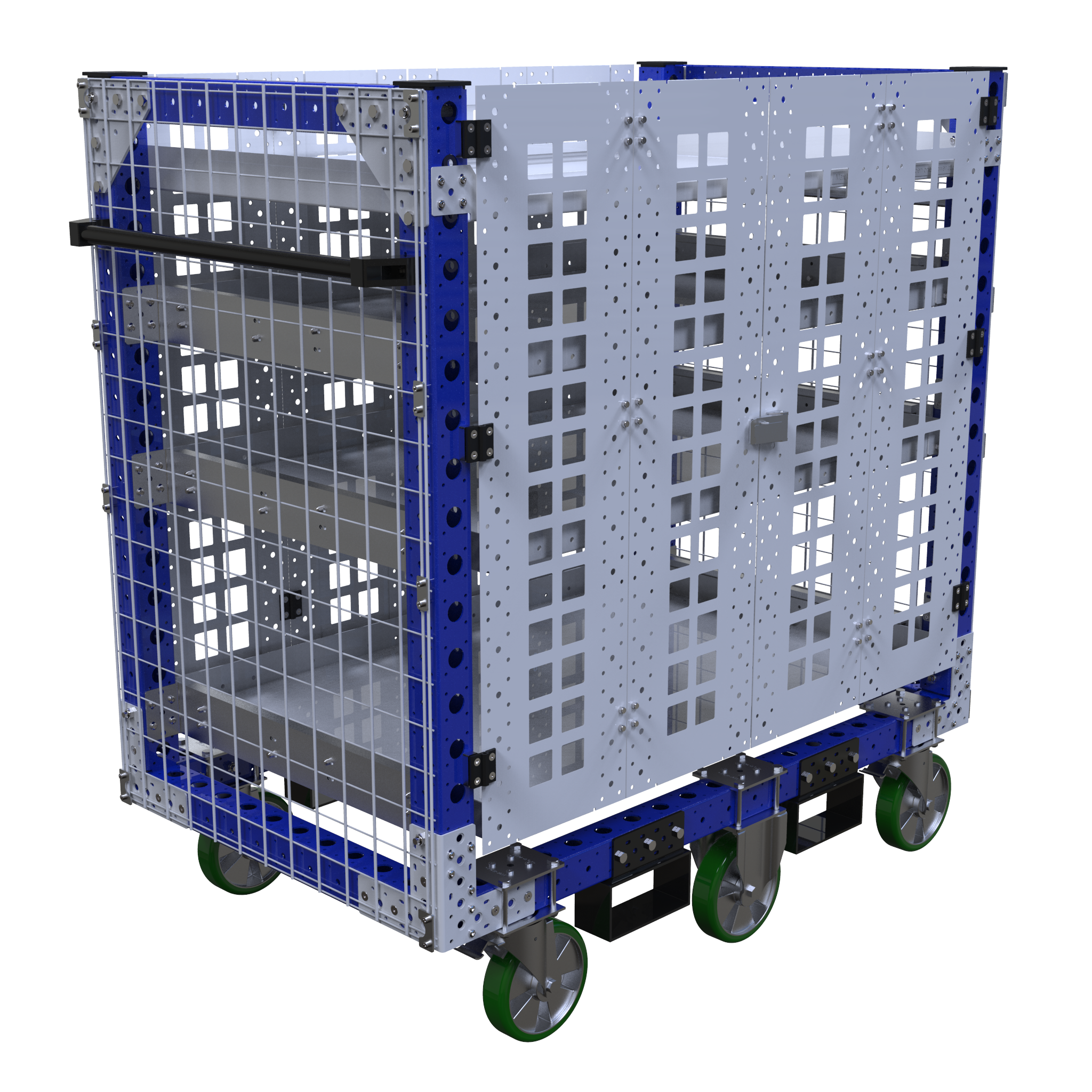 Carro con repisas extensibles - 1400 x 840 mm