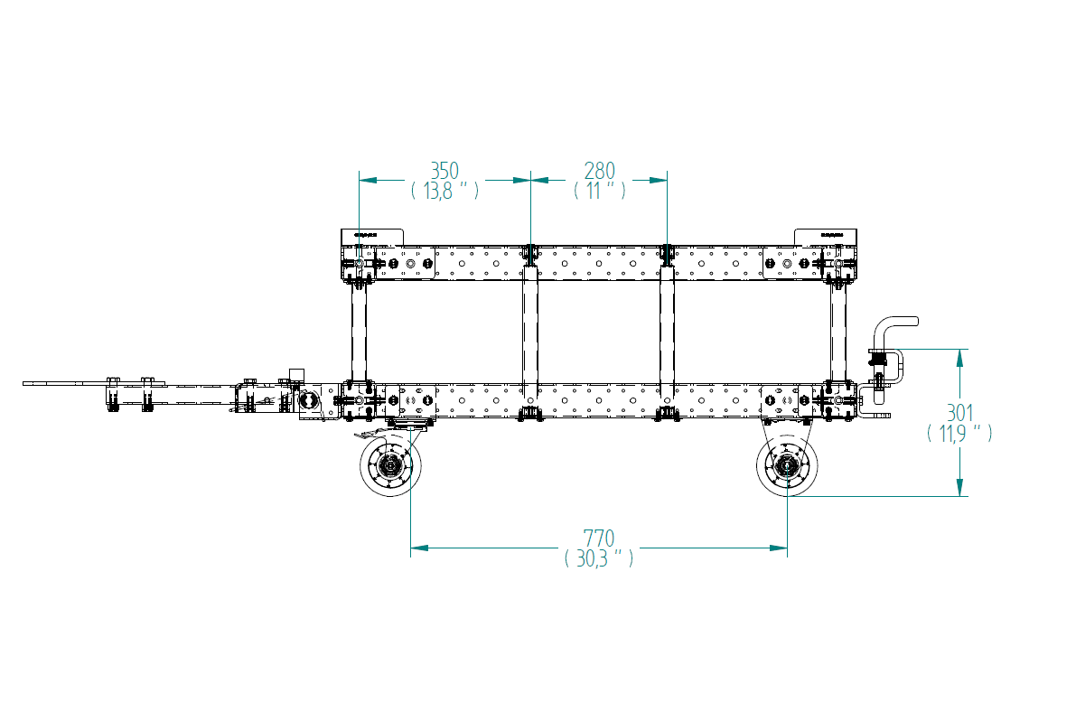 Tugger Cart - 560 x 1050 mm
