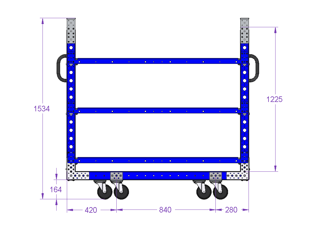 Daughter Cart – 1540 x 490 mm