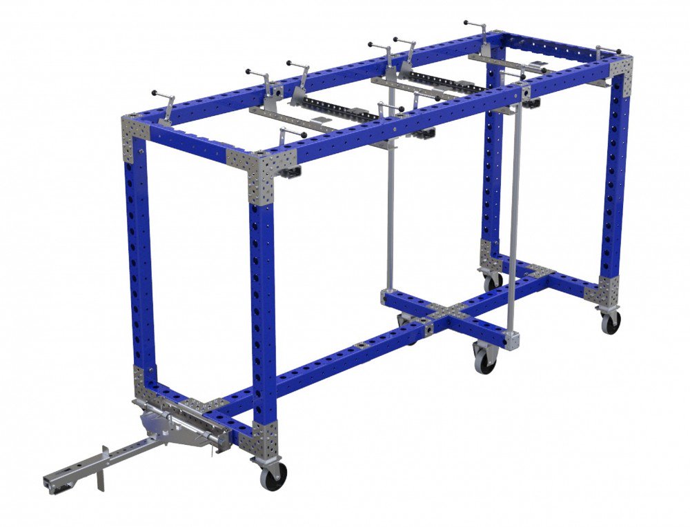Industrial 6 in 1 mother-daughter cart