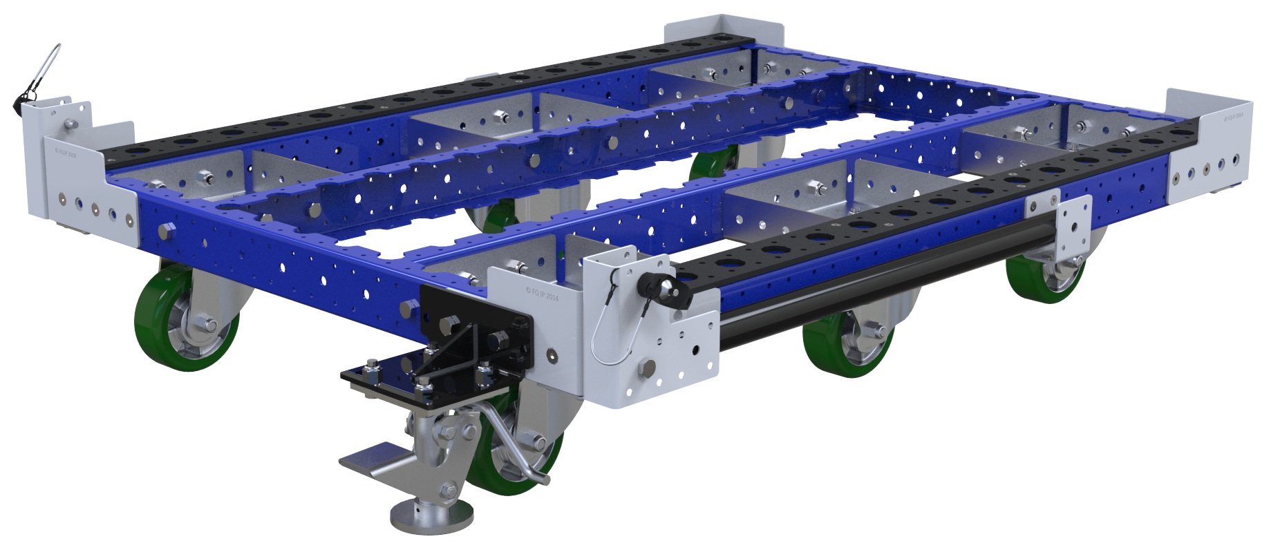 Modular & industrial material handling pallet cart by FlexQube