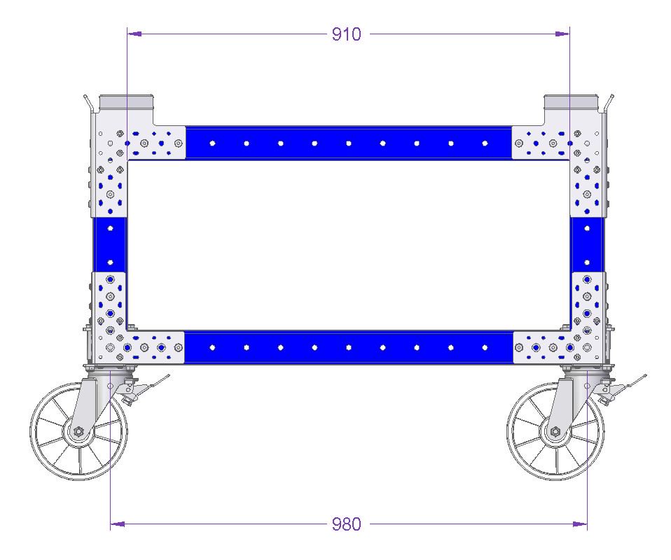 Pallet Cart With Sub-frame – 1050 x 1260 mm