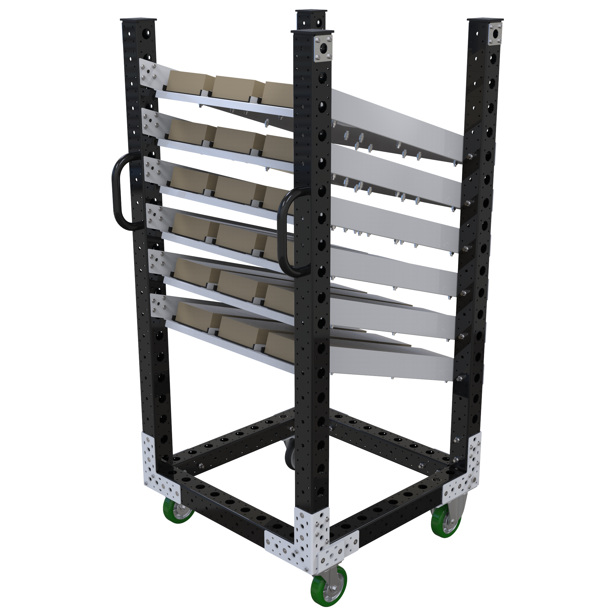 Flow Shelf Cart - 770 x 770 mm
