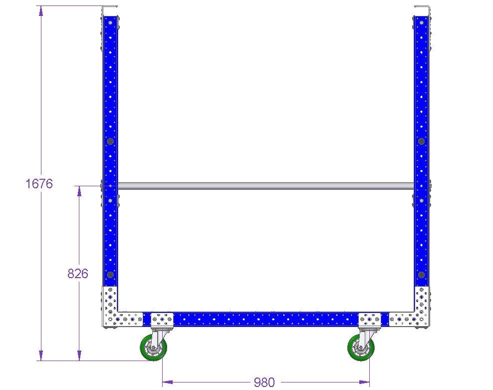 Daughter Cart – 560 x 1540 mm