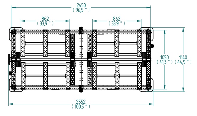 Specially designed to transport different types of boards across a shop floor. 