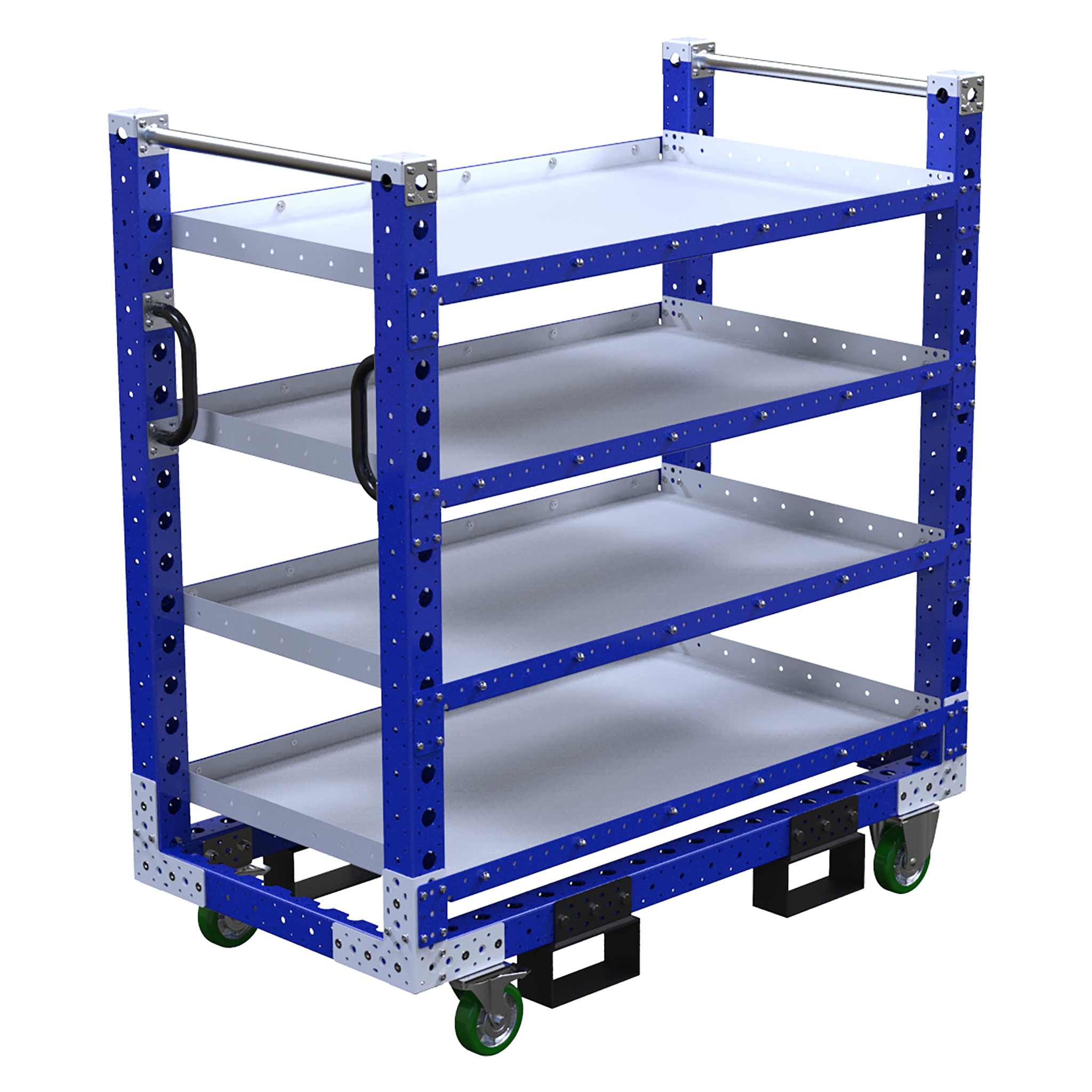 Carro de estantería plana 700 x 1330 mm