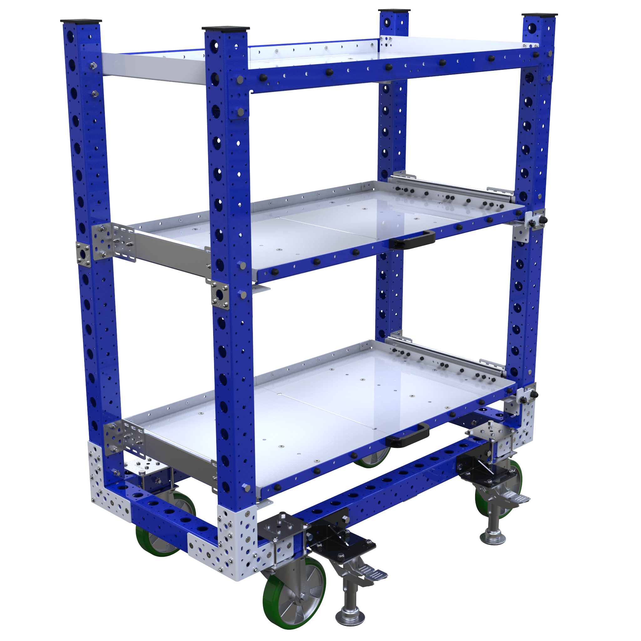 Carro con estante extensible – 1260 x 630 mm
