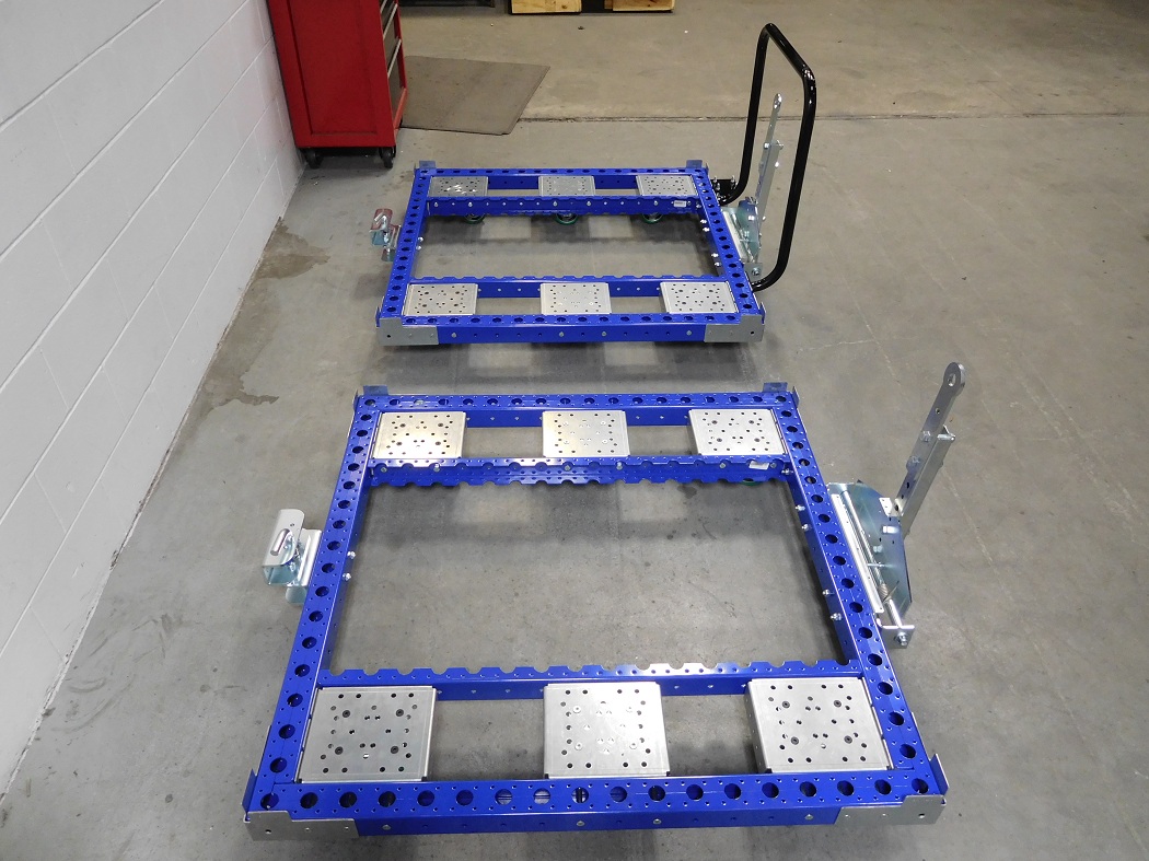 Modular & industrial material handling cart by FlexQube