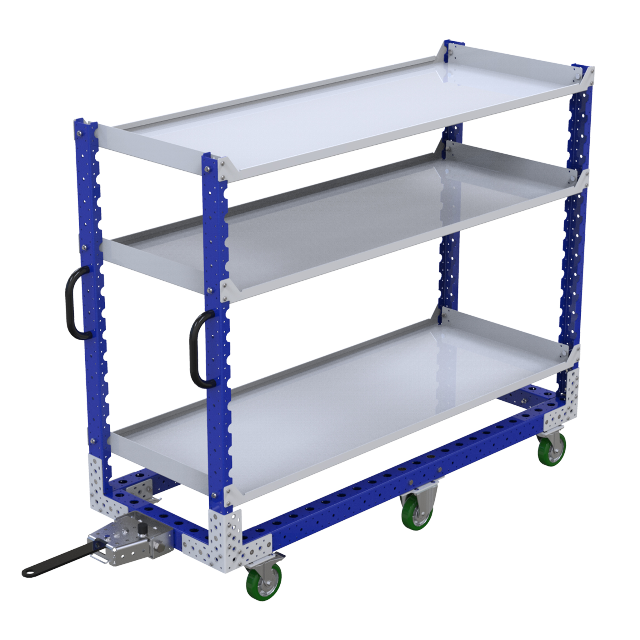Carro con repisas planas - 630 x 1680 mm
