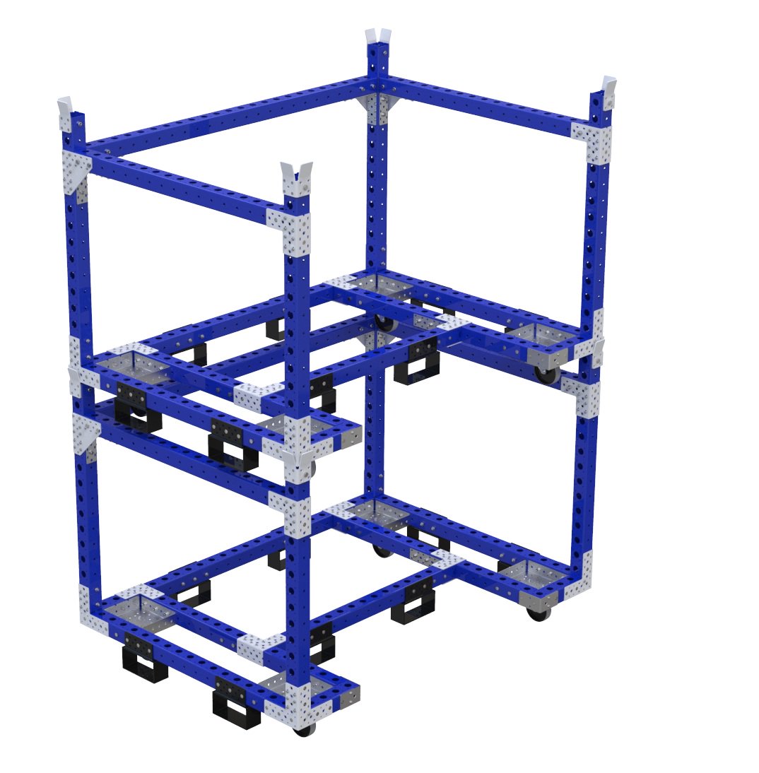 Stapelbarer Regalwagen – 1820 × 1330 mm