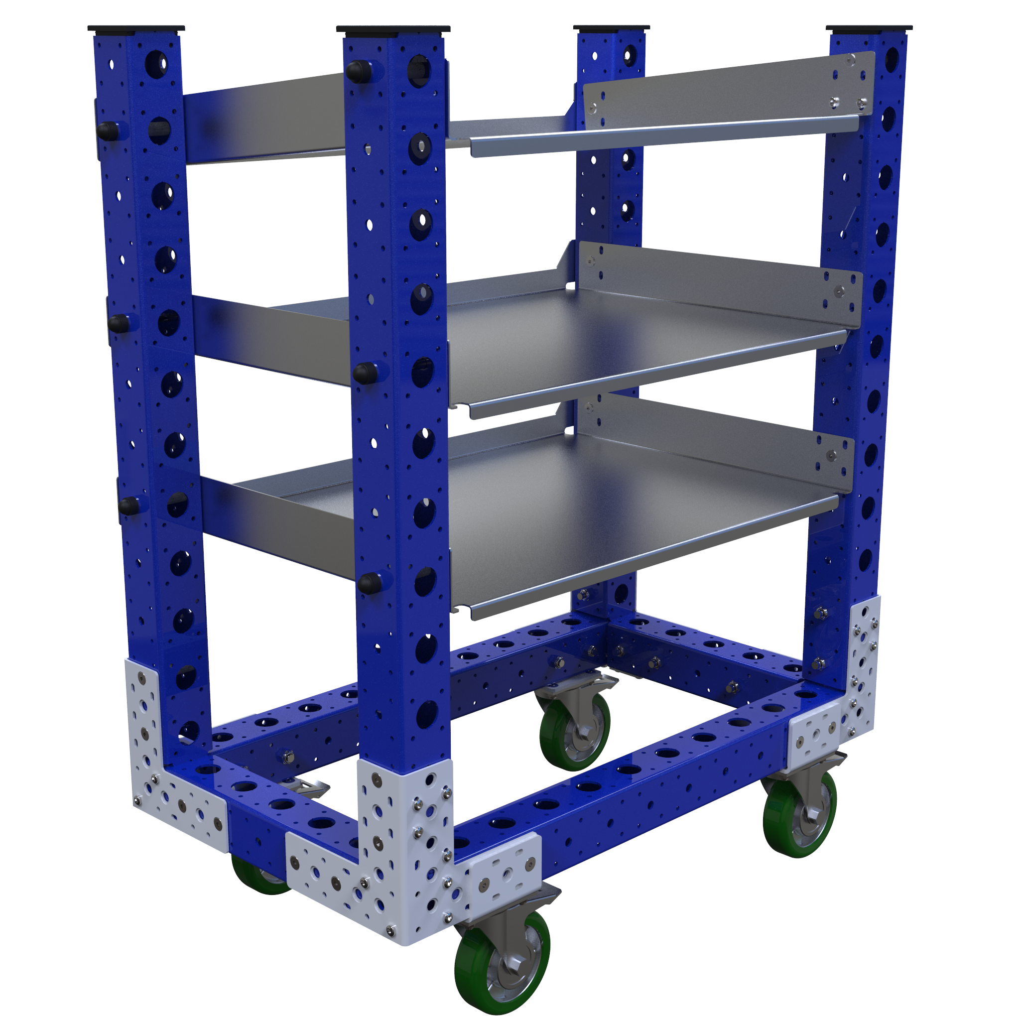 Carro con repisas - 840 x 490 mm