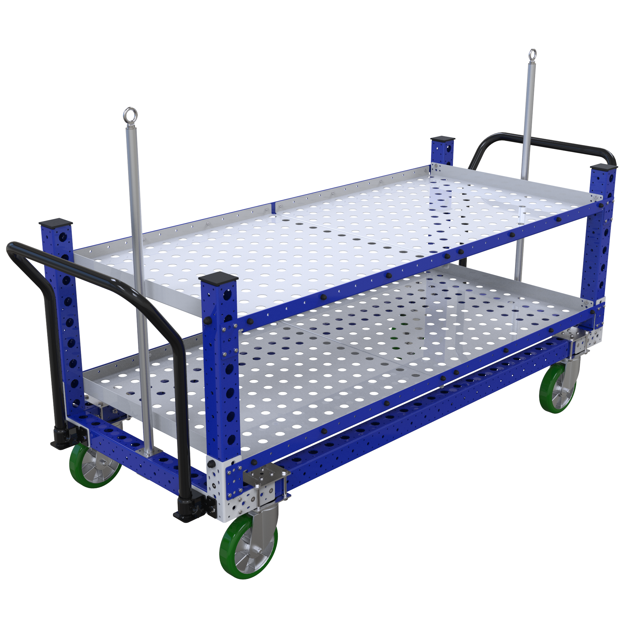 Carro con repisa plana - 840 x 1960 mm