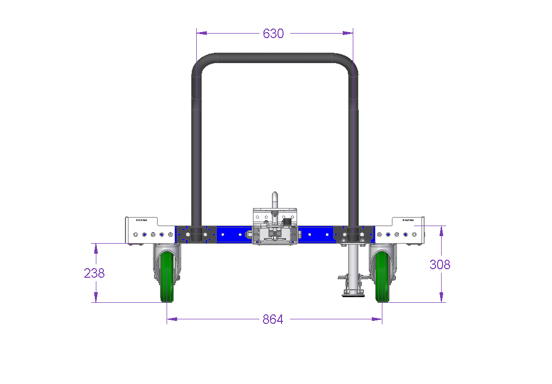 Carro remolcador -1260 x 1190 mm