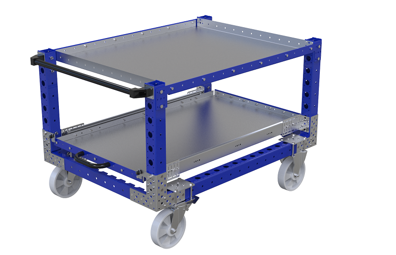 Carro con estante - 1260 x 910 mm