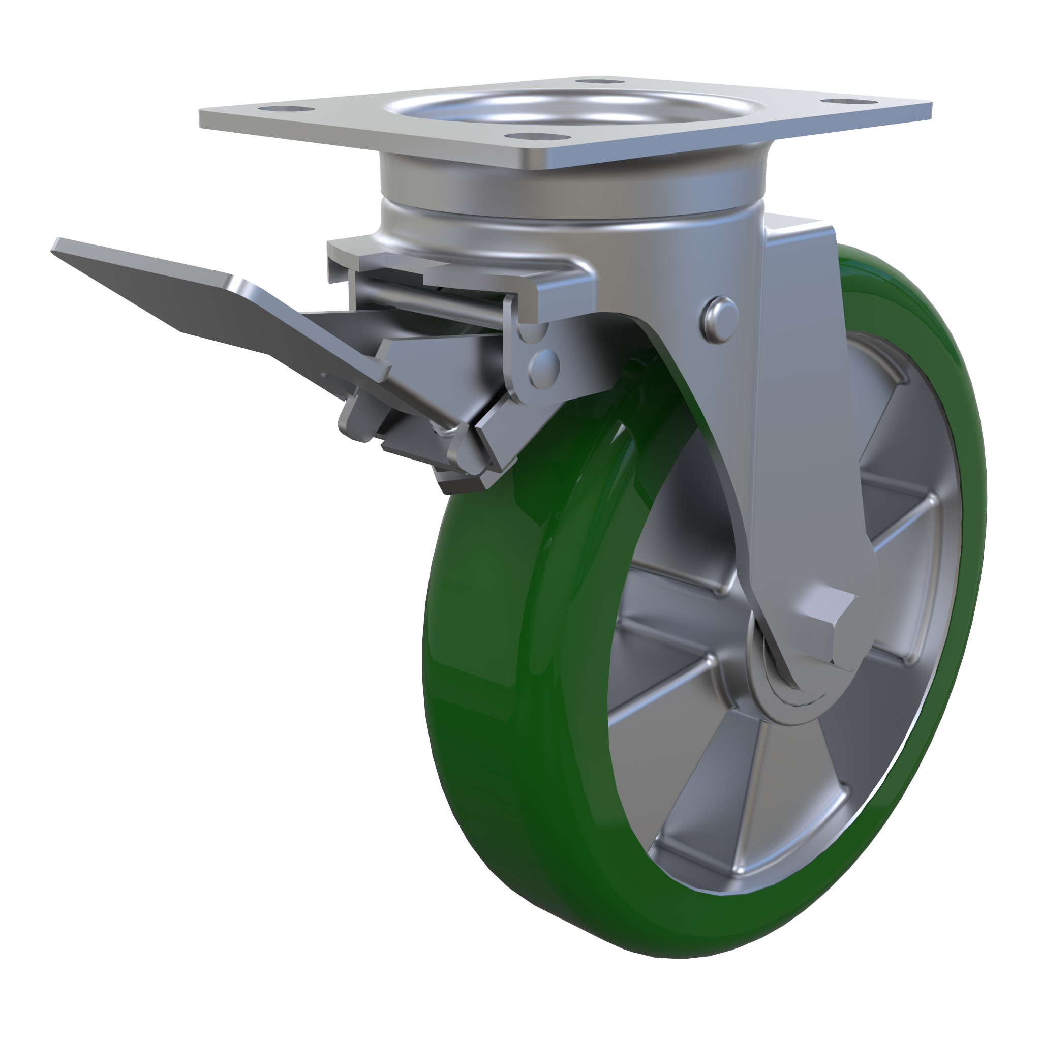 Polyurethan 200 mm with Brake IP2