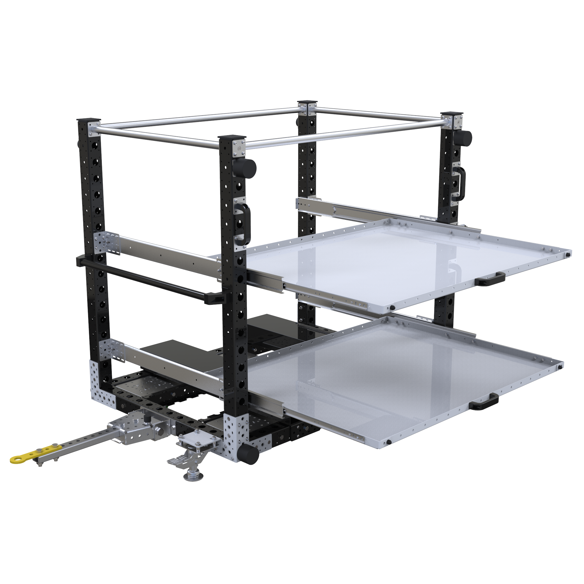 Extendable Shelf Tugger Cart – 1400 x 980 mm