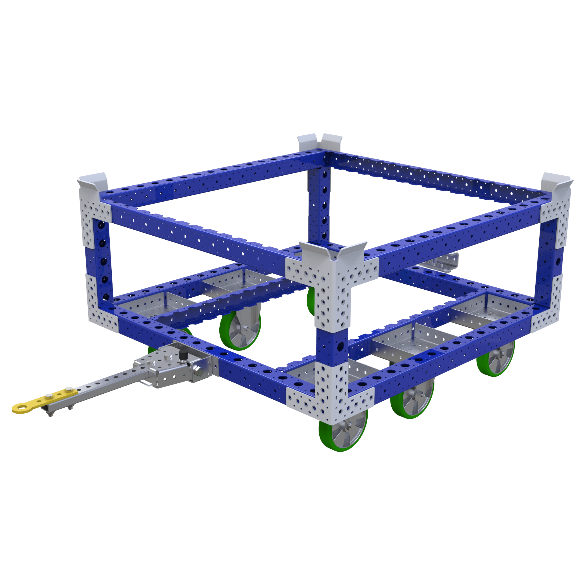 Raised Tugger Pallet Cart - 1260 x 1260 mm