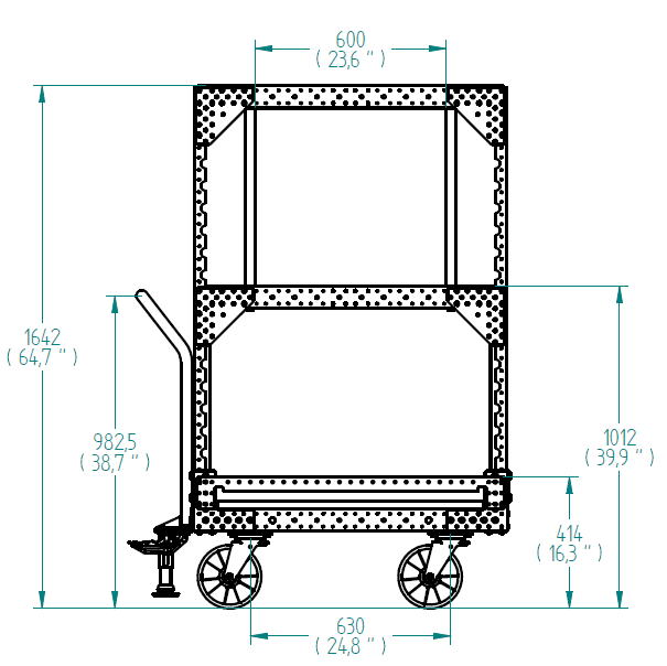 Kit-Wagen – 1190 × 980 mm