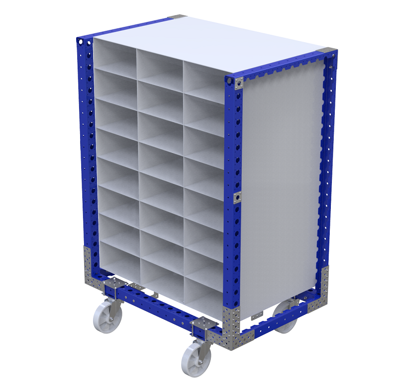 Fächerwagen für 280 × 120 mm Schlitze