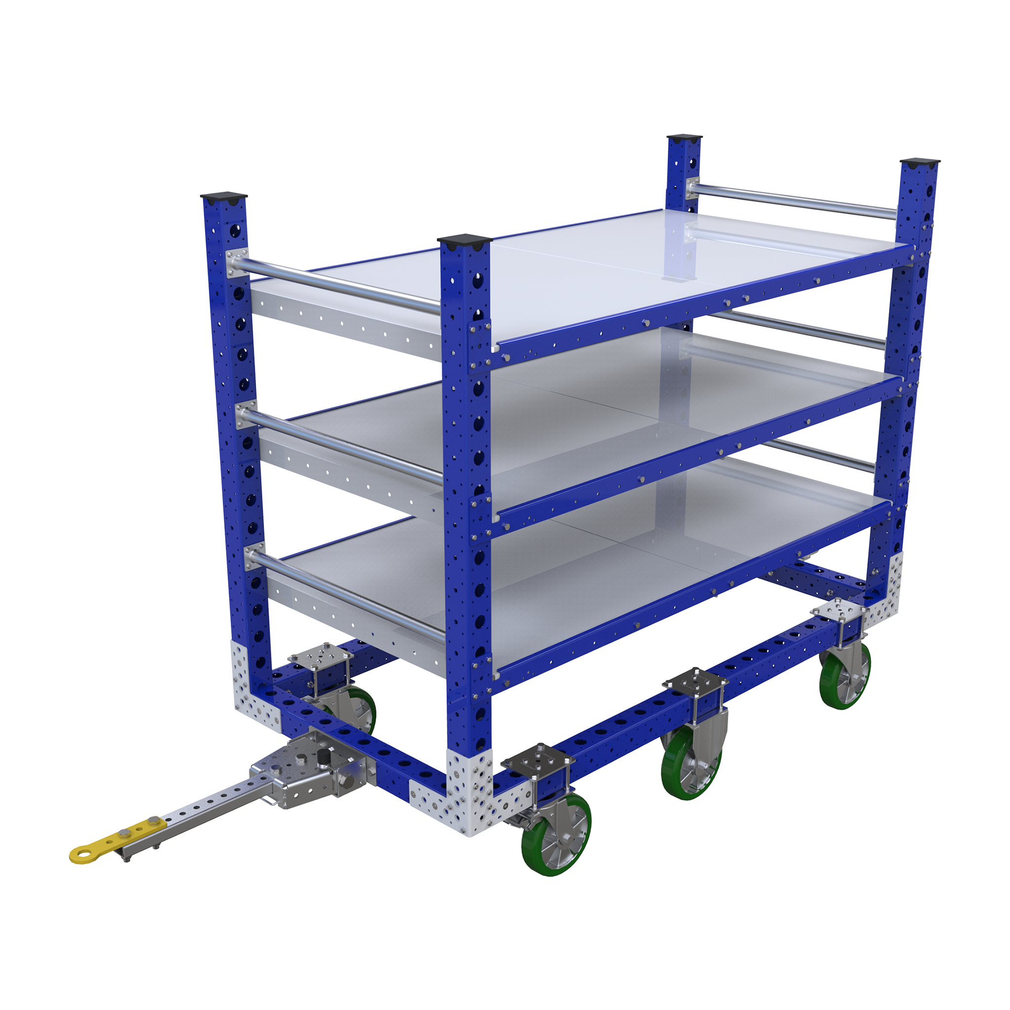 Carro remolcador con repisas - 840 x 1680 mm