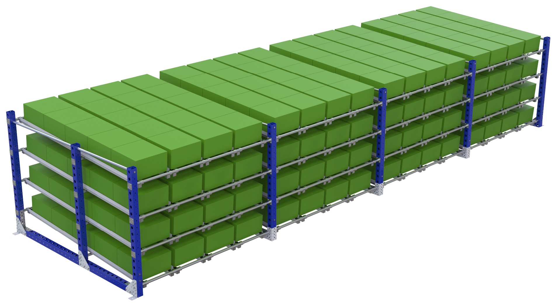 Modular & industrial material handling rack by FlexQube
