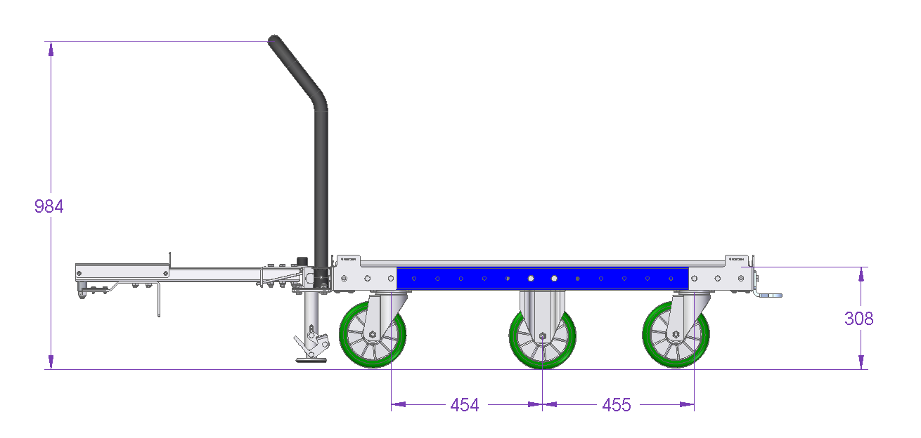 Tugger Cart - 50 x 47 inch
