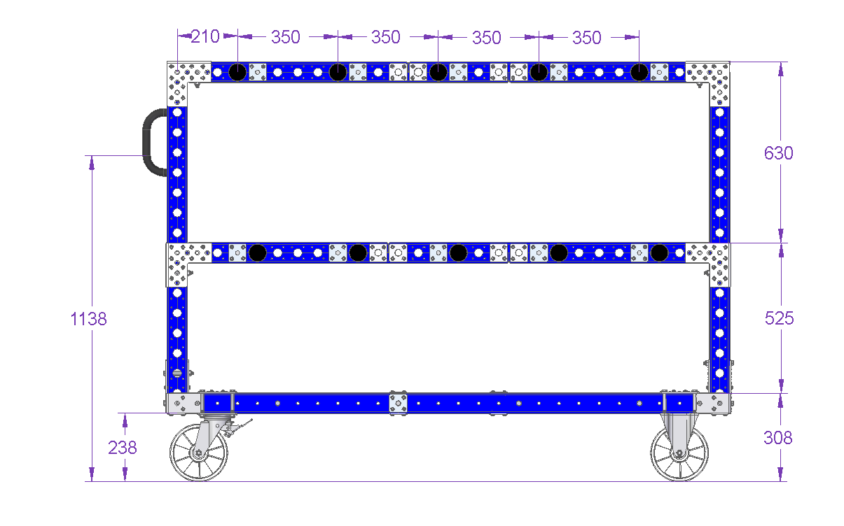 Tube Cart – 1960 x 910 mm