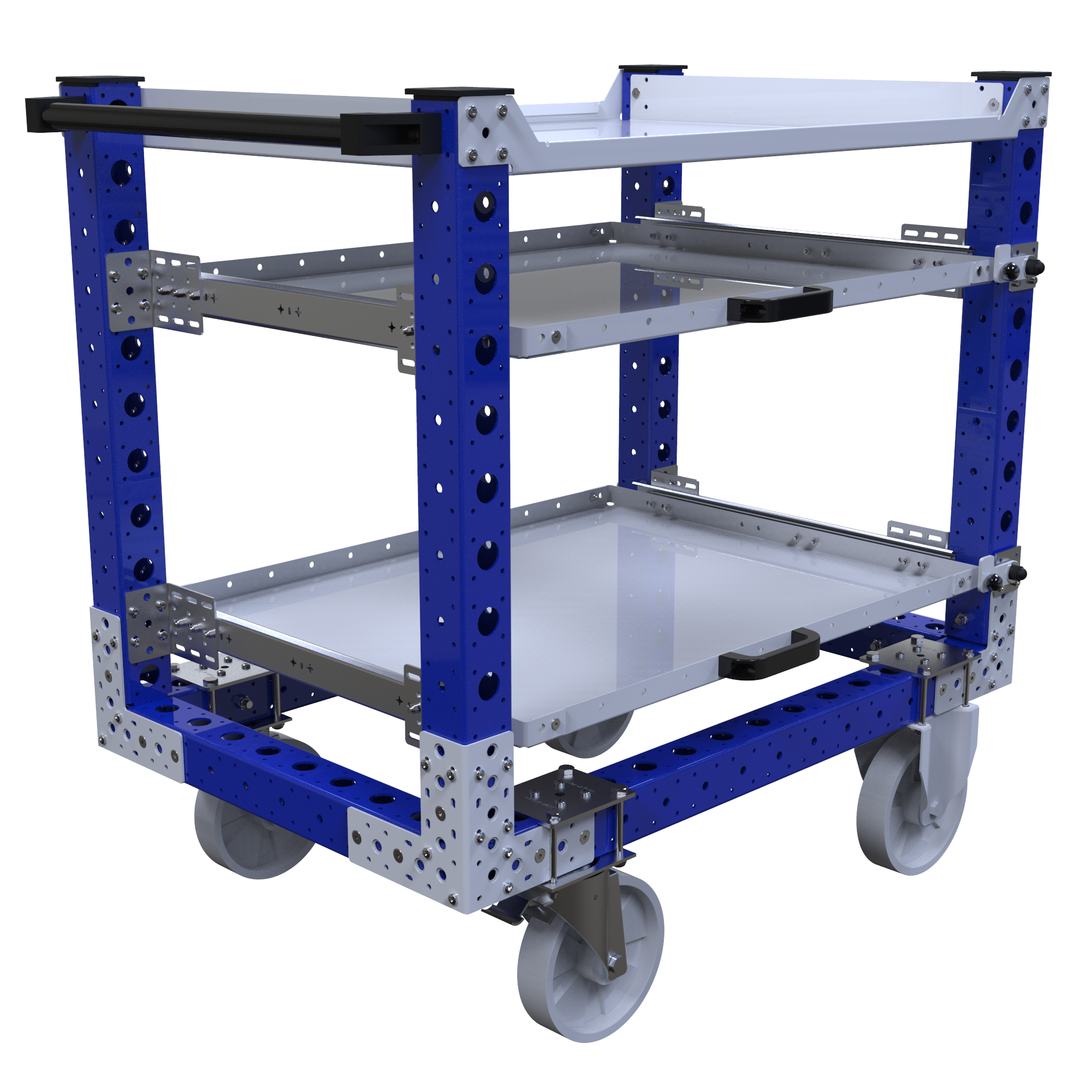 Carro con estante extensible – 1050 x 700 mm