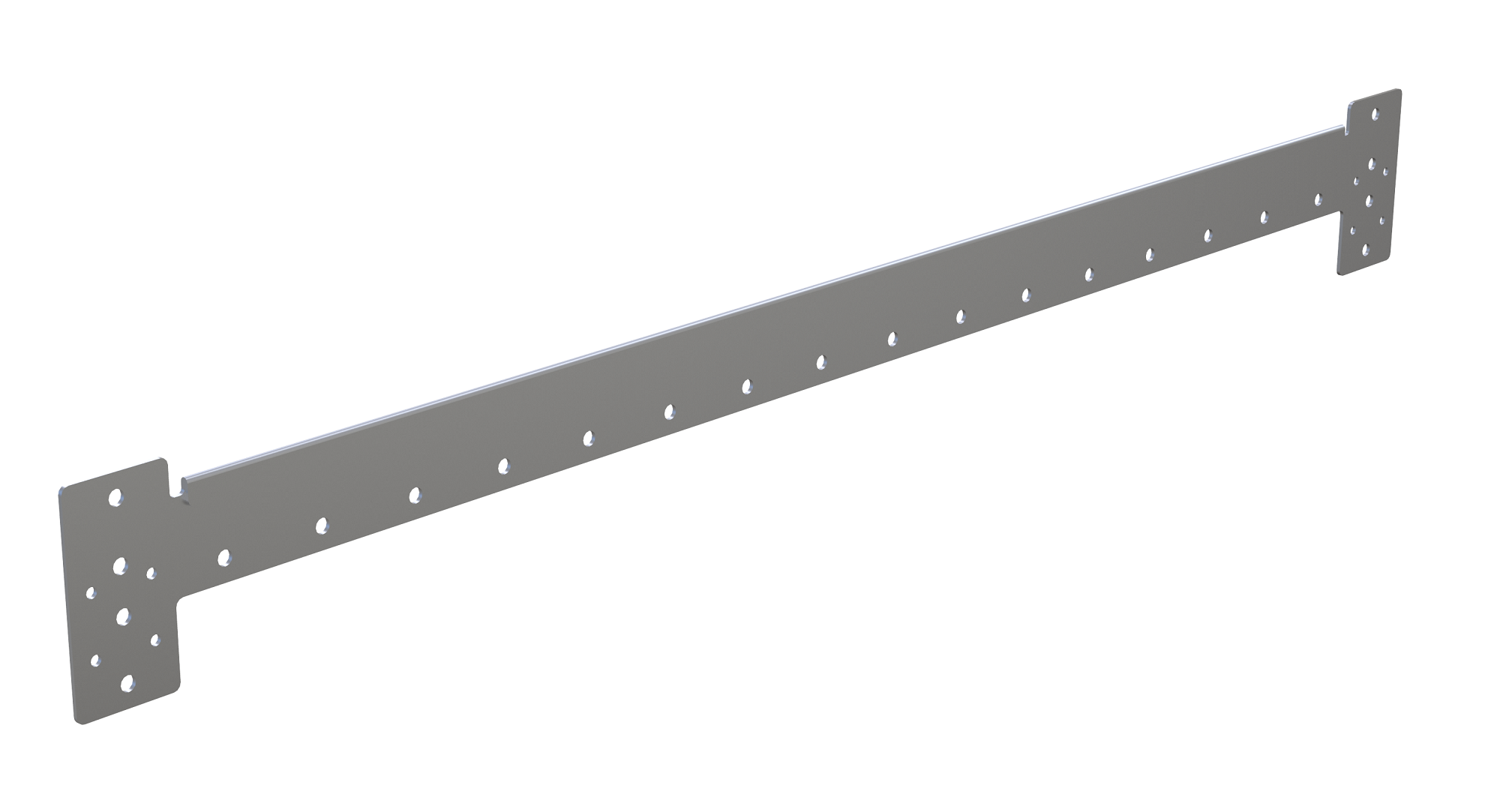 Reversible Shelf Edge Plate - 1260 mm
