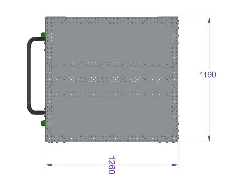 Container Cart – 1260 x 1190 mm