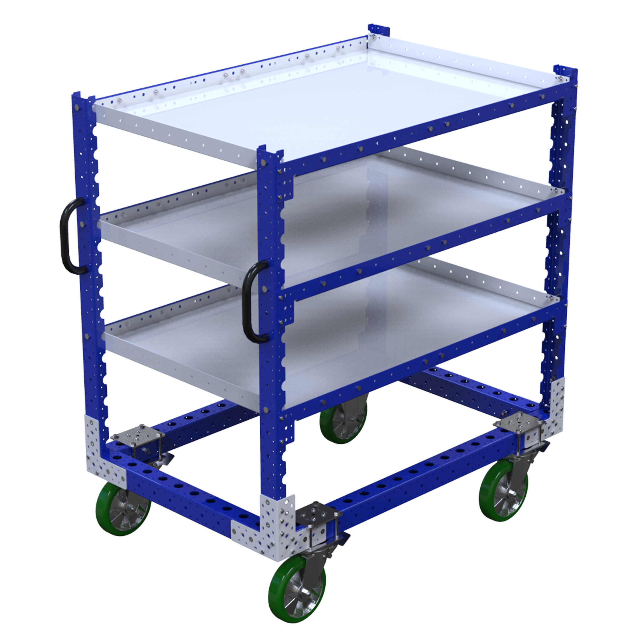 Carro con repisas planas - 840 x 1260 mm