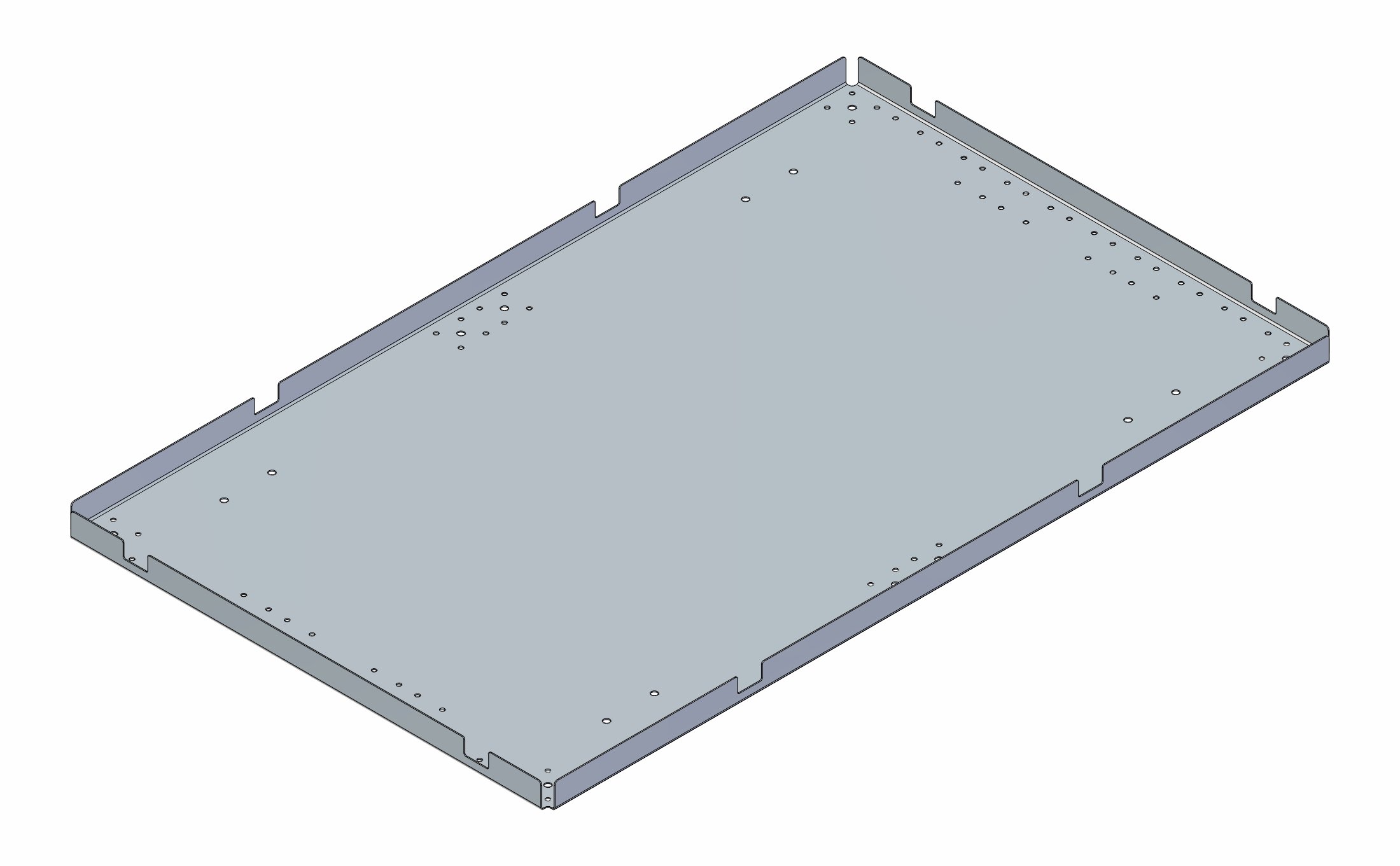 Top plate - 1270 x 780 mm