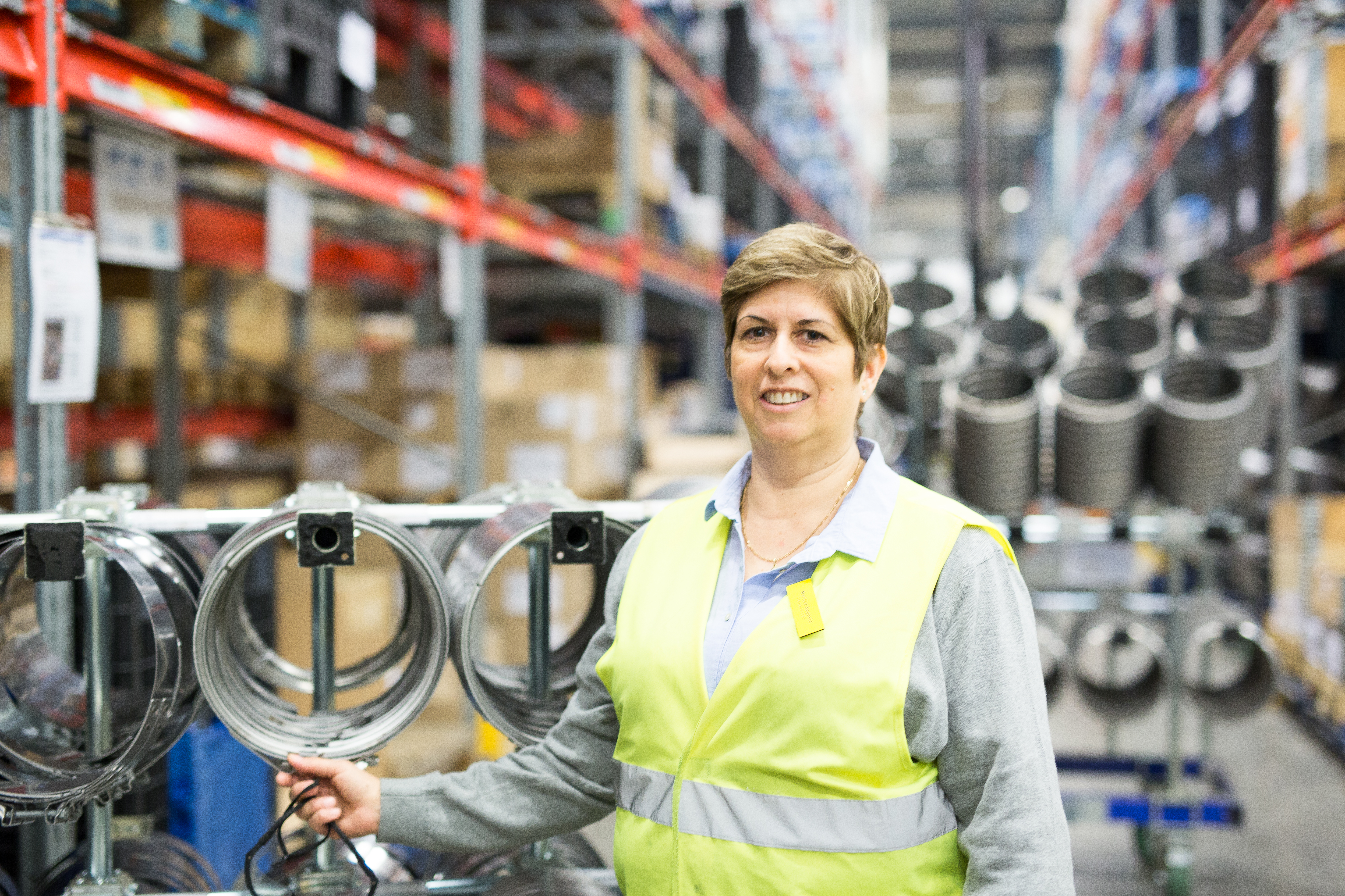 Employee at Eberspacher.