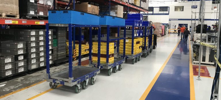 FlexQube’s Top Material Handling Carts for Manufacturing
