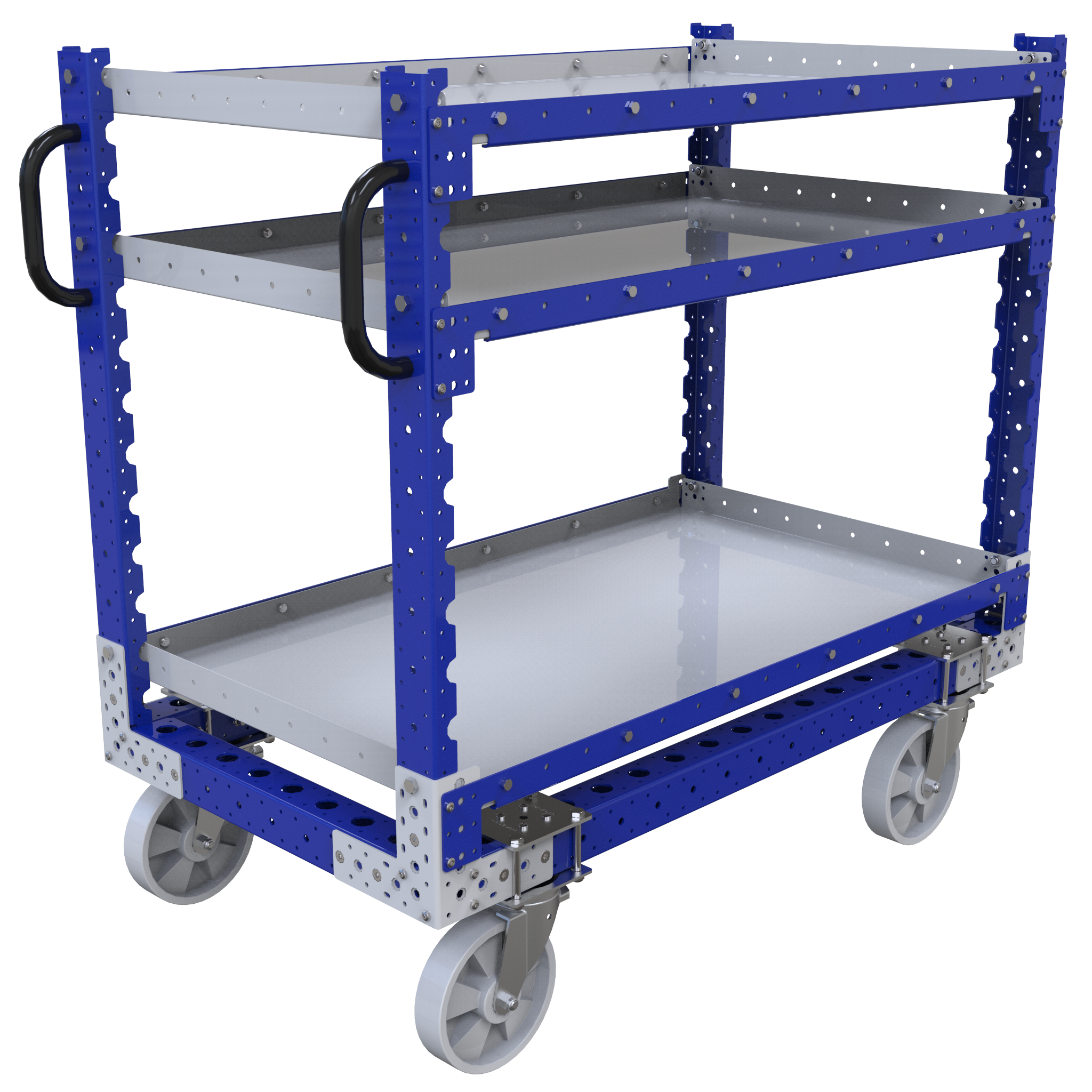 Carro con repisas planas - 700 x 1260 mm