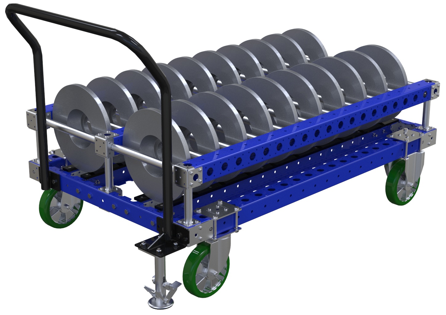 Modular & industrial material handling kit cart by FlexQube