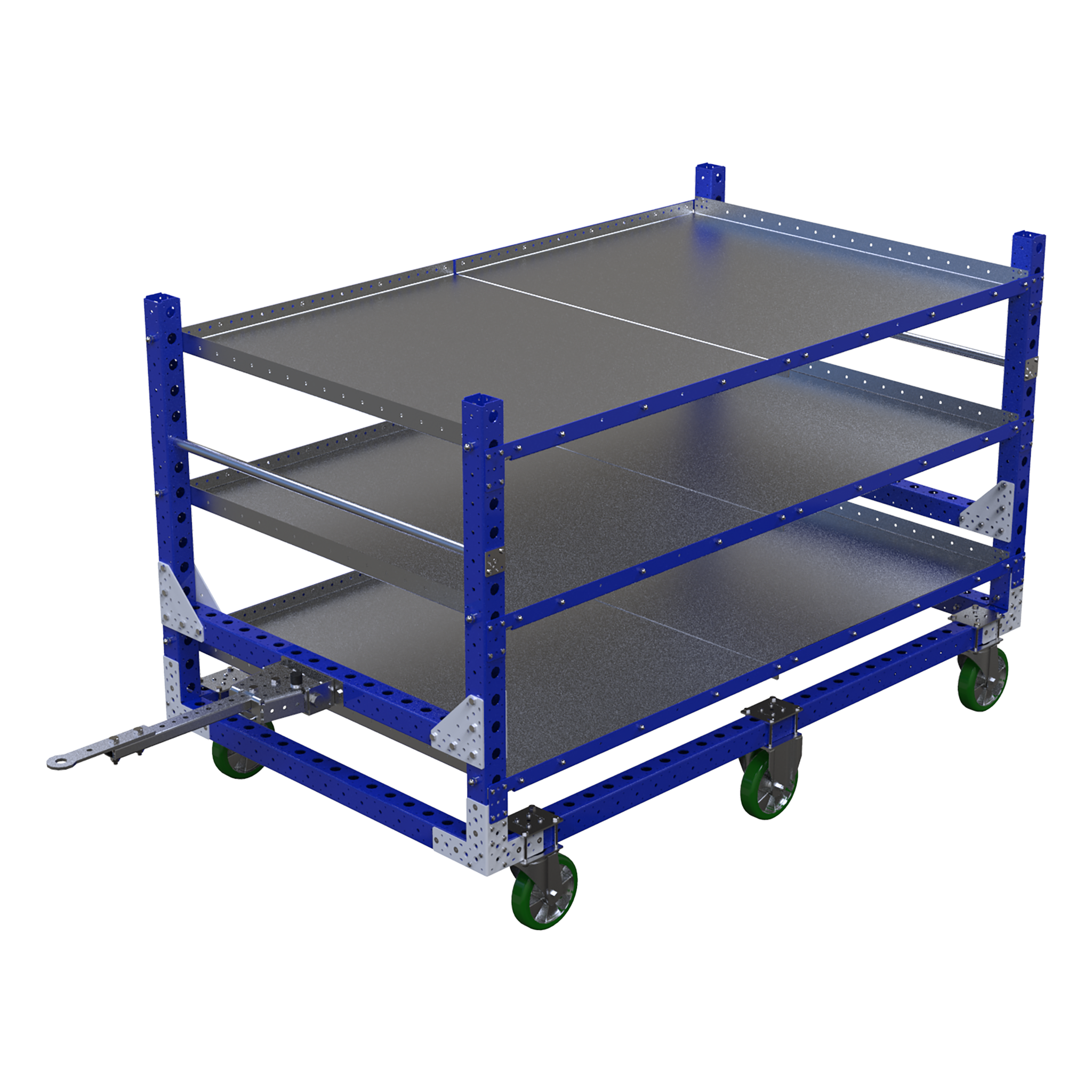Carro con estante plano - 1260 x 2170 mm