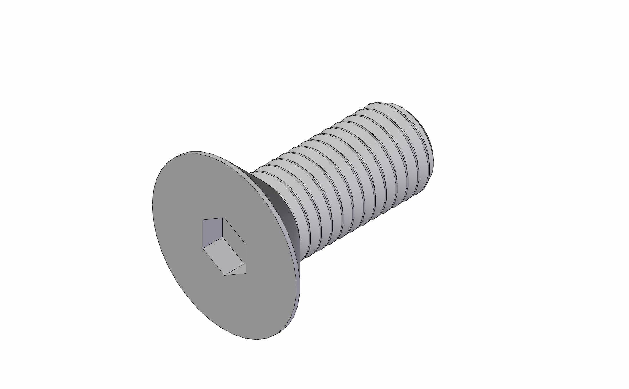 M10 x 25 mm Countersunk