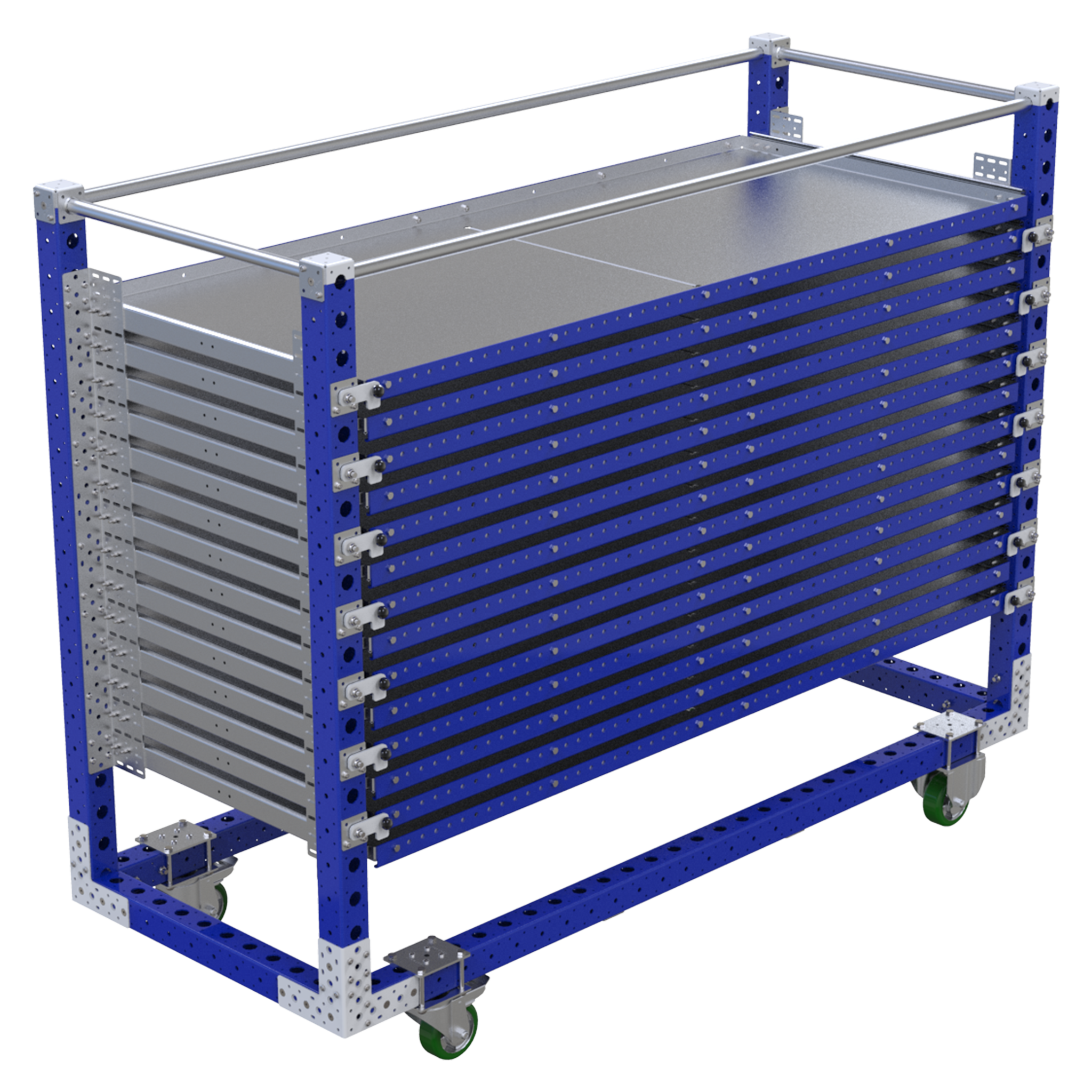 Carro de estantería extensible - 840 x 2100 mm