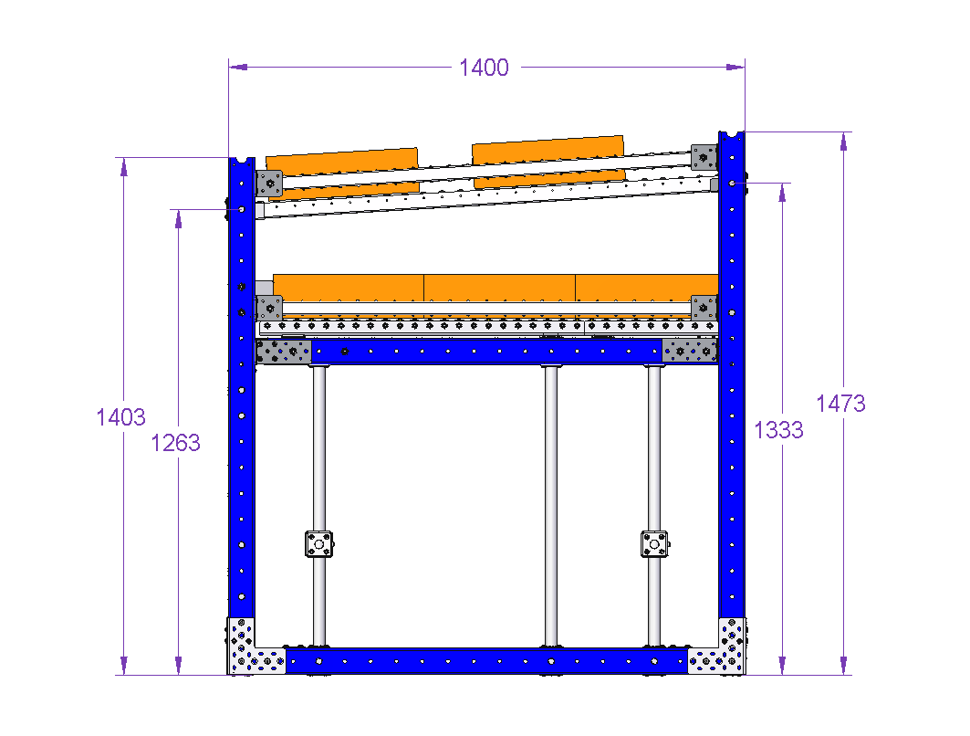 Stationswagen für V-Arm