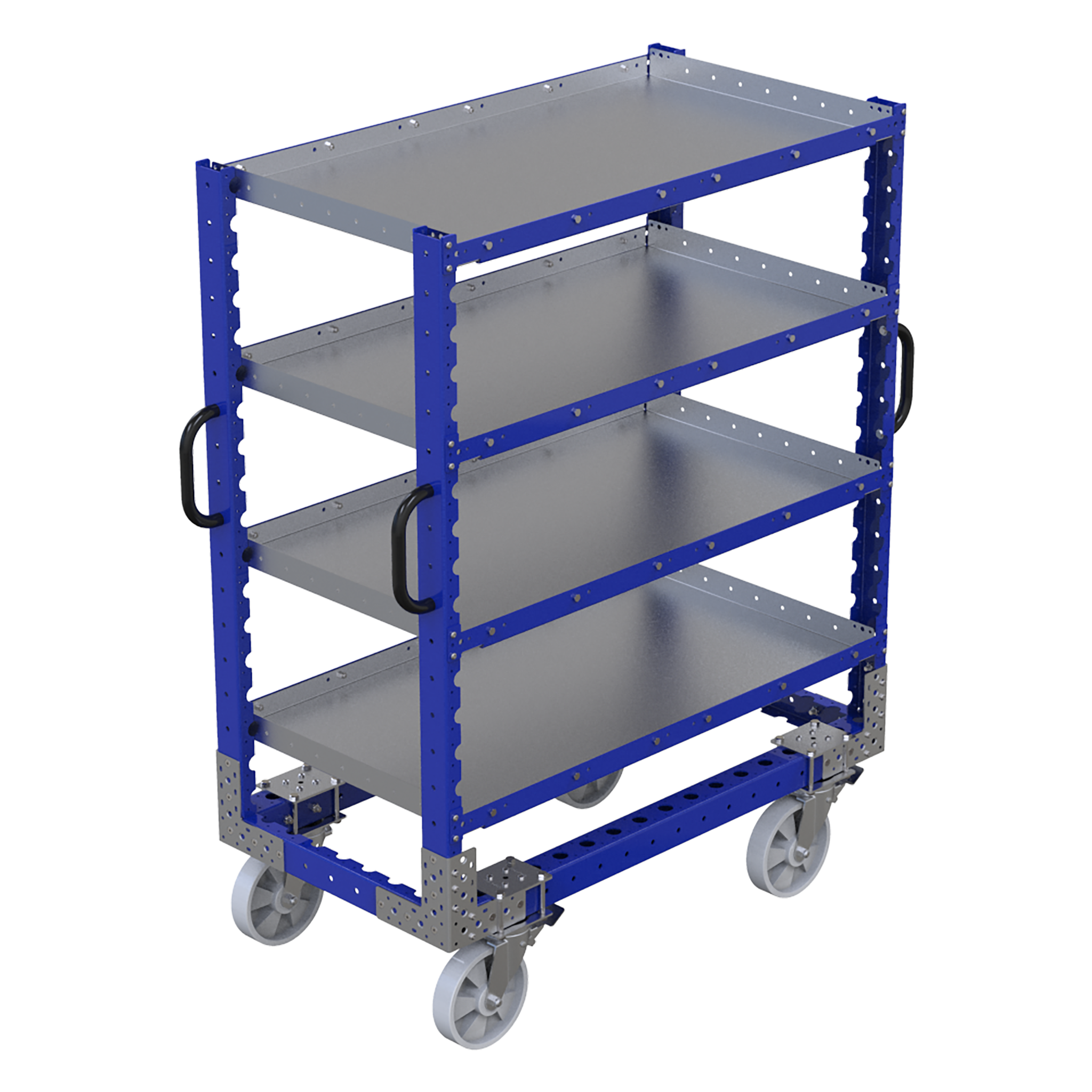 Carro con estante plano - 1190 x 630 mm