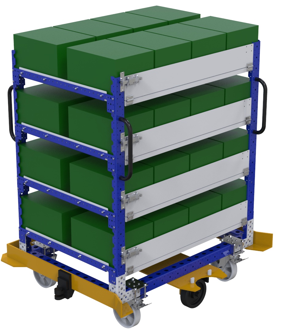 Flat Shelf Cart – 910 x 1260 mm