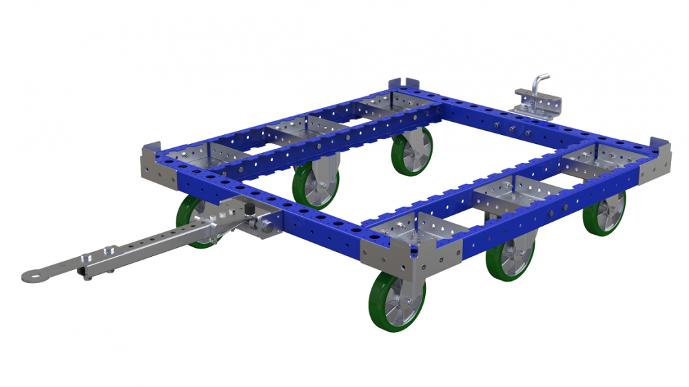 FlexQube tugger with added tow bar