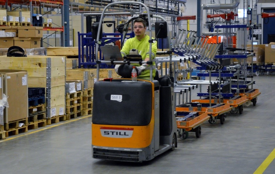 Cart with horizontal tubes 2-sided