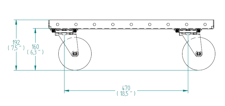 Cart for totes – 420 x 630 mm